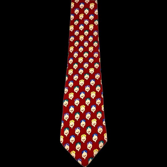 Vintage Celeb Tie Matt LeBlanc Friends Save the Children Men's Necktie 100% Silk - Picture 7 of 8